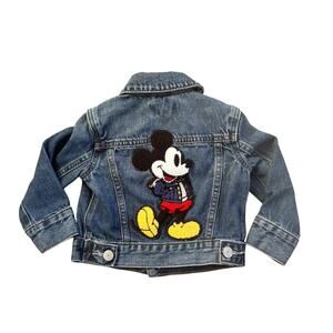 Gap × Disney Baby Mickey Mouse Icon Denim Jacket 12-18M